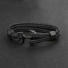 Navy Blue Braided Bracelet with Magnetic Clasp 21