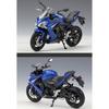 Масштаб 1/18 Welly Suzuki GSX S1000F, модель мотоцикла из сплава, литье под давлением, металлические игрушечные транспортные средства, модель мотоцикла, коллекция высокой имитации, детские подарки