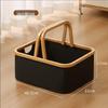 Elegant Foldable Laundry Hamper - Spacious Bathroom Storage Basket