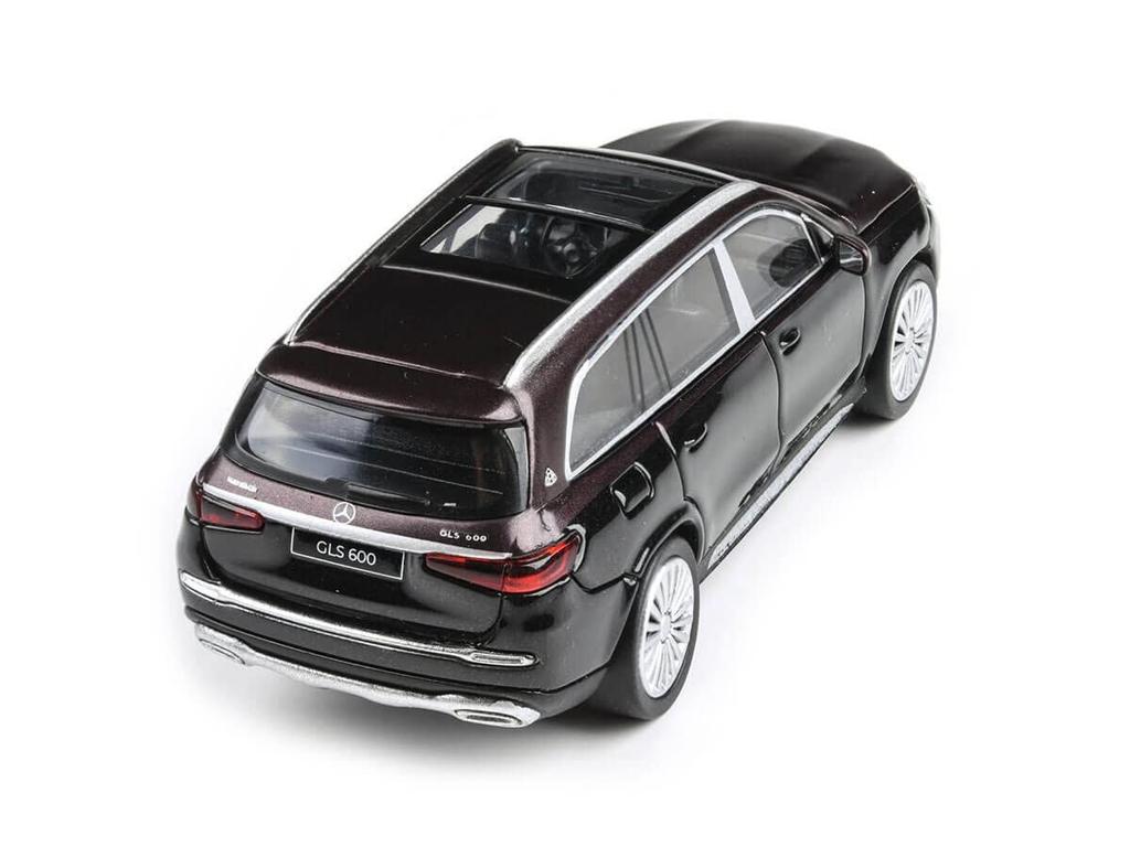 Paragon Models JADI Mercedes-Maybach GLS Обсидианово-черный и Рубиново-красный Масштабная модель 1/64 PA55304