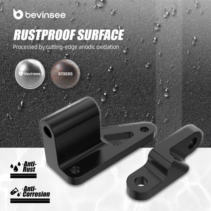 BEVEE 4.0L Alternator Relocation Bracket Kit for Jeep XJ Wrangler Cherokee 1996-2002