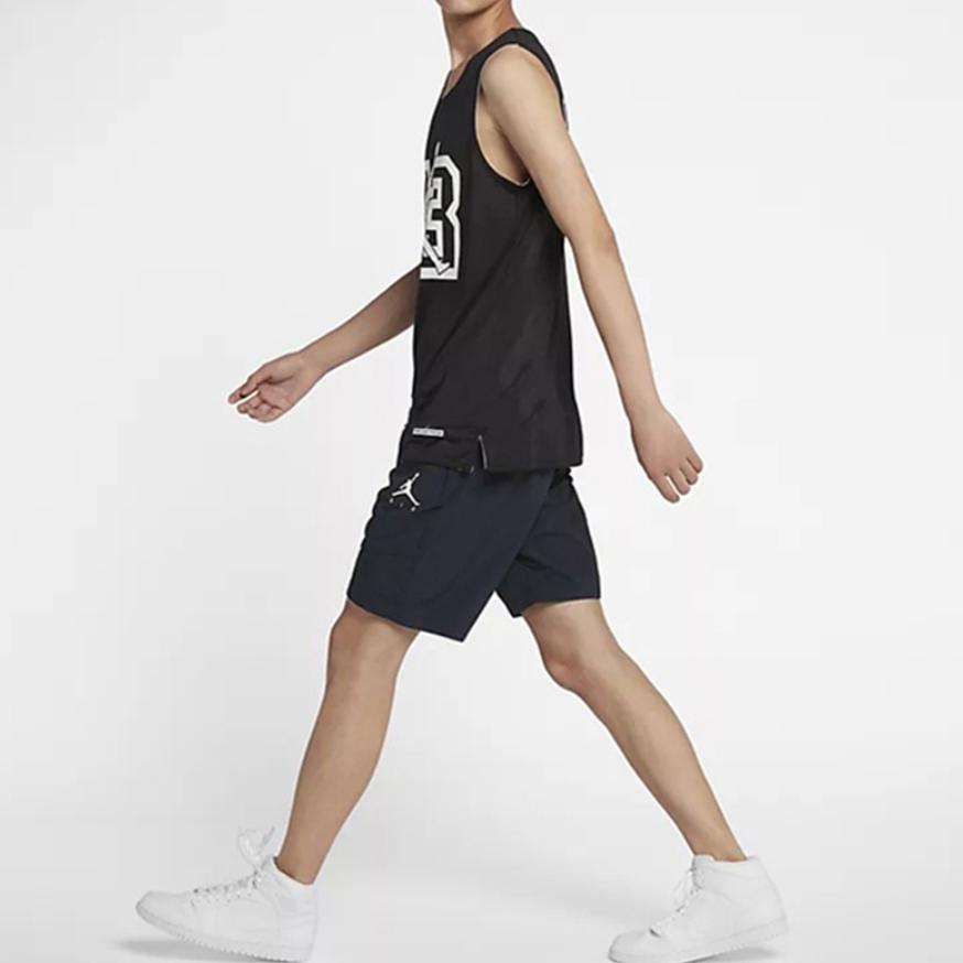 Jordan Шорты для фитнеса для бега, мужские плавки, черные 939995-010