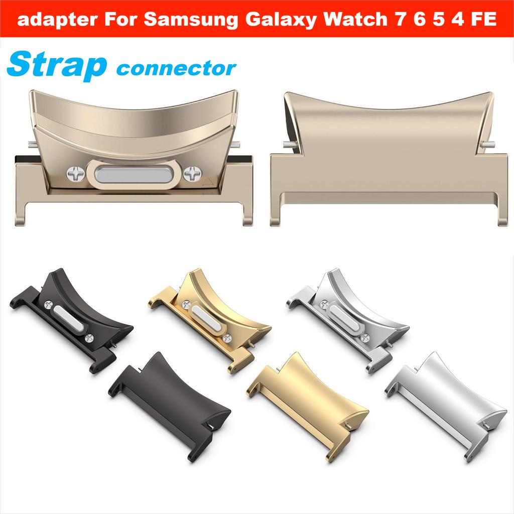 Button Strap Connector For Samsung Galaxy Watch 7 6 5 4 FE Strap Watchband Adapter For Galaxy Watch7 Accessories 20mm 22mm