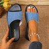 Модные женские тапочки Лето 2024 Новые Платформа Пляжные тапочки Тренд Уличная мода Повседневные сандалии Мягкие шлепанцы Женские Zapatos De Mujer