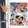 Японское Горячее Аниме Saint Seiya Мультяшный Гобелен Искусство Научная Фантастика Комната Домашний Декор Настенные Листы