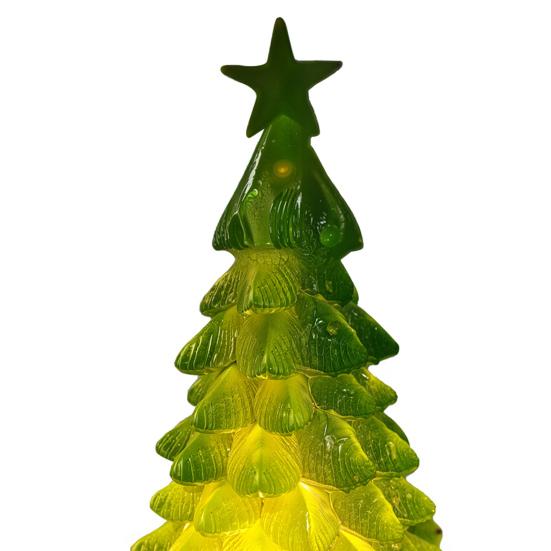 Yousheng LED Christmas Tree Night Light Glowing Tree Decoration Festive Tabletop Ornament Atmosphere Party Holiday Gift