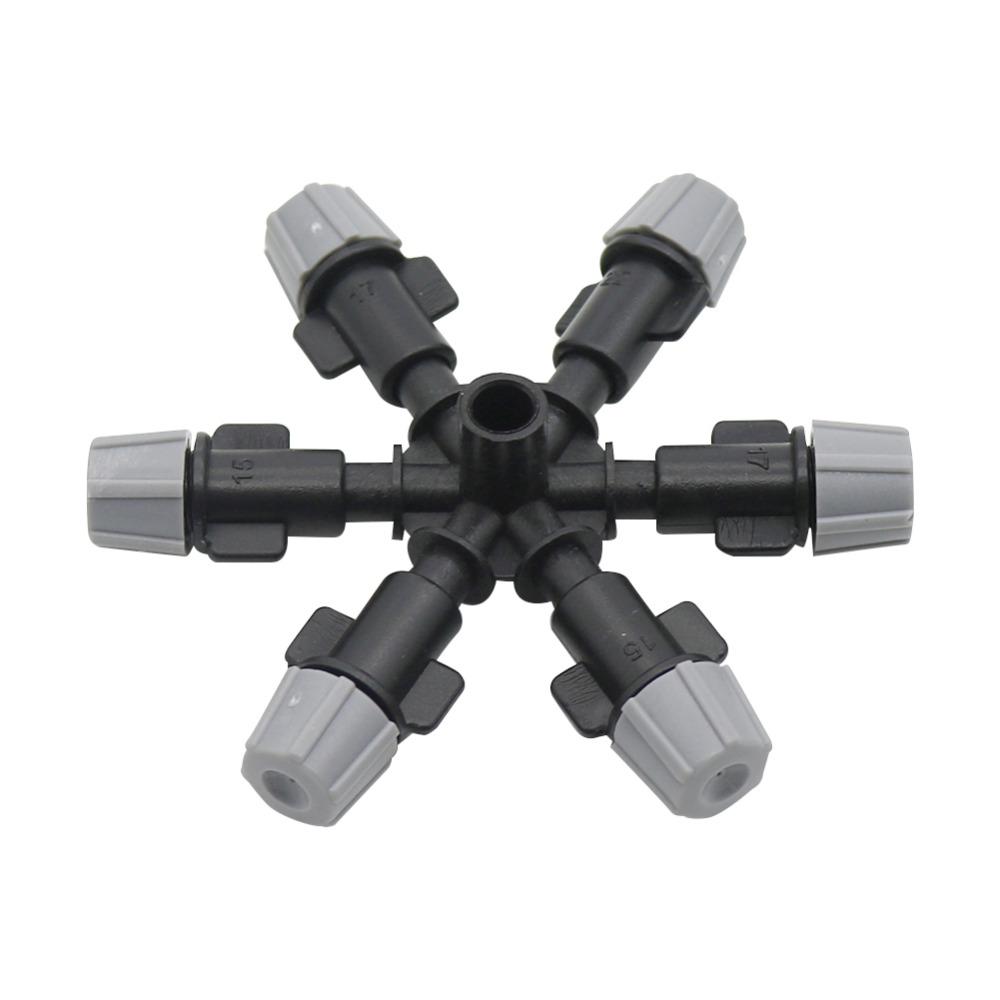 1 Pc Multi-nozzle Gray Sprinkler Garden Greenhouse Irrigation Sprayer Agriculture tools Water Fogger Cooling Misting Nozzle