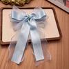 Soft Mesh Bow Hair Clip Large Bow Hair Barrettes New Sweet Headband  Women Fashion