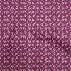 Cotton Flex Dark Magenta Fabric Asian Retro Floral  Dress Material Fabric Print Fabric By The Yard 40 Inch