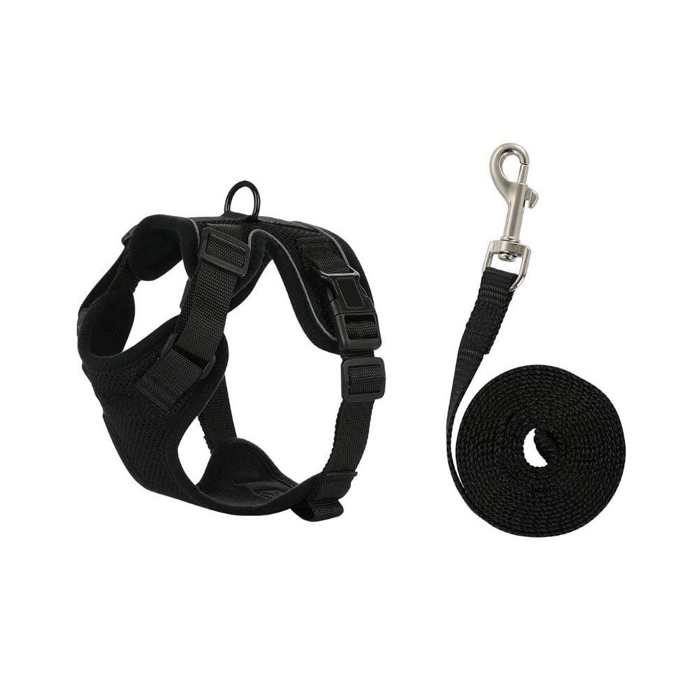 Мягкая сетчатая шлейка для собак, шлейка для кошек, устойчивая к побегам, жилет, аксессуары для питомцев, шлейка и поводок для кошек, для тренировок