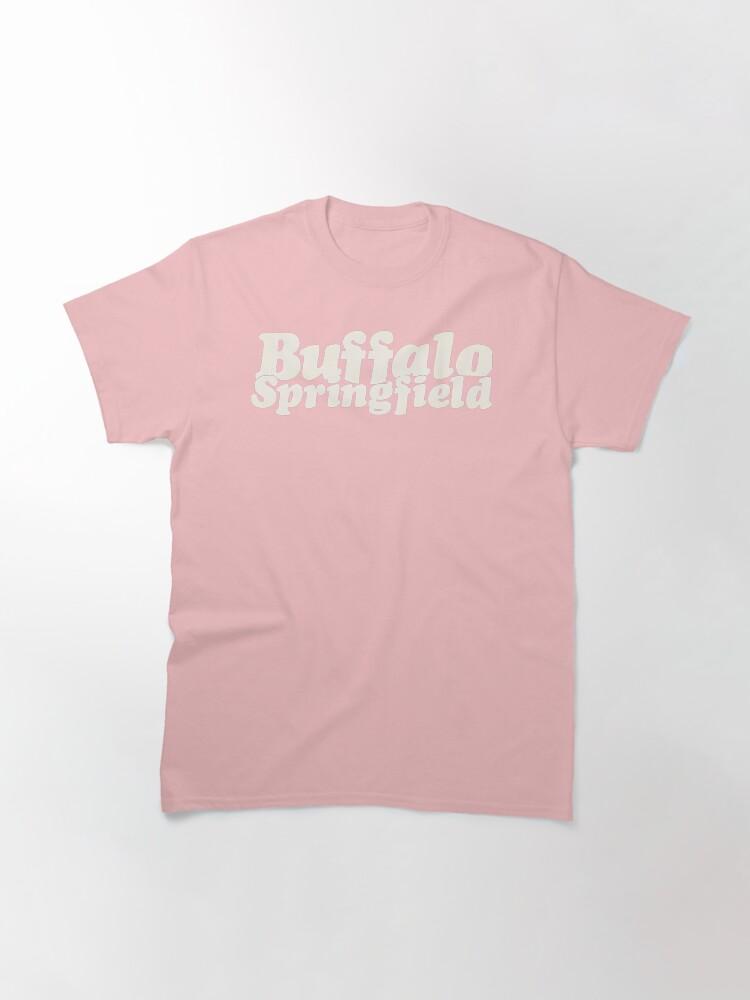 Buffalo springfield Bold Cream Typography Folk Rock Band Classic T-Shirt