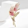 Senior Brooches Flower Leaf Brooch Pins for Women Suit Pendant  Fashion Brooches Jewelry