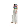 Polo Ralph Lauren Топ трикотажный с полосками и логотипом-буквой с коротким рукавом Женские топы 211792406-001