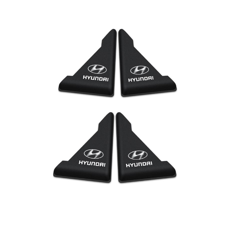 2PCS Car Door Corner Bumper Anti-collision Cover For Hyundai Accent Elantra Wagon Tucson Santafe Sonata  i20 i30 i40 ix20 ix35 XX0