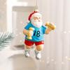 Plastic Santa Claus Figurine Pendant Colorful Christmas Scene Layout Supplies  New Year