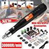 DIY Kit 30000RPM Handheld USB Electric Grinder Bit Engraving Pen Polisher with 161 Pieces/105 Pieces Rotary Accessories