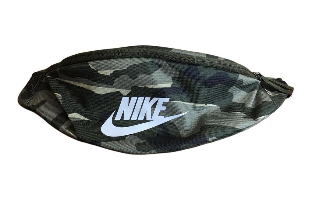 Nike Zoom Heritage Polyester Shoulder Bag, Crossbody Bag, Fanny Pack Regular Men's Green Camouflage CK0984-325