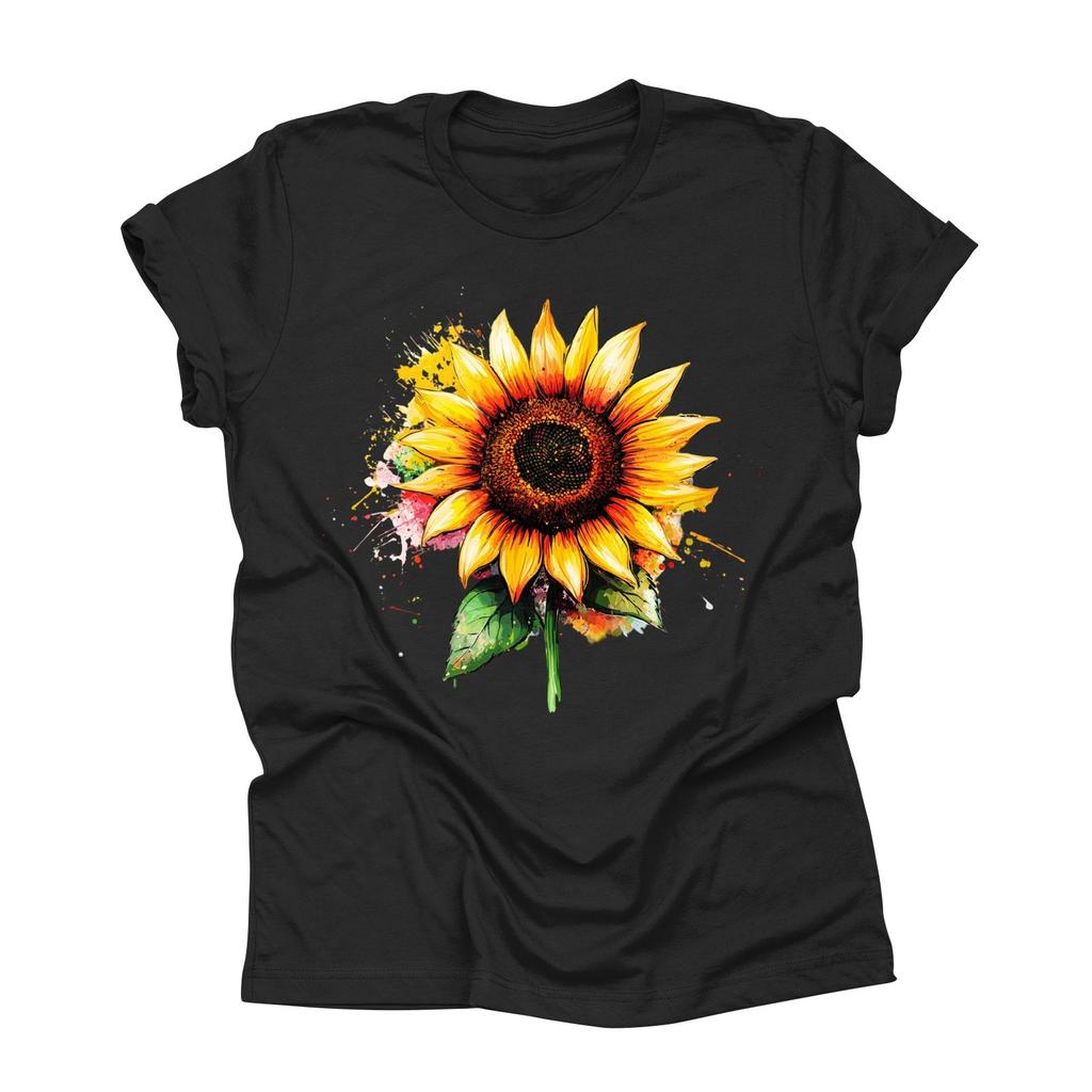 Unisex Casual Fashion Print Crewneck Loose T-shirt