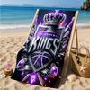 Kings Basketball Beach Towel, Microfiber Beach Towel, Perfect For Pool, Beach, Travel, Home Decor Beach Party Fan gifts