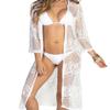2022 Women Lace Beach Cover Up Bathing Suit Cover Up Women Swimsuit Tunic Beach Sarong Swimwear Bikini Cover Up Beach Dress Q434