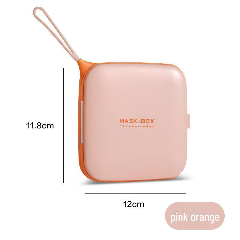 Портативный креативный флип-бокс для хранения пылезащитных масок с защитой от обрастания