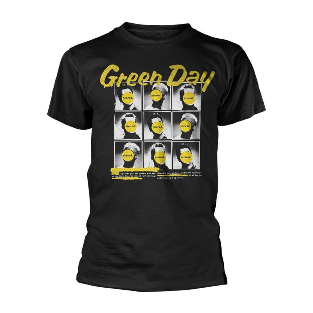 Green Day Men's Nimrod Yearbook T-Shirt Black