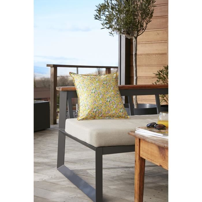 Housse de coussin - Manon - 45 x 45 cm - Déperlant - Anti UV - Polyester 100%