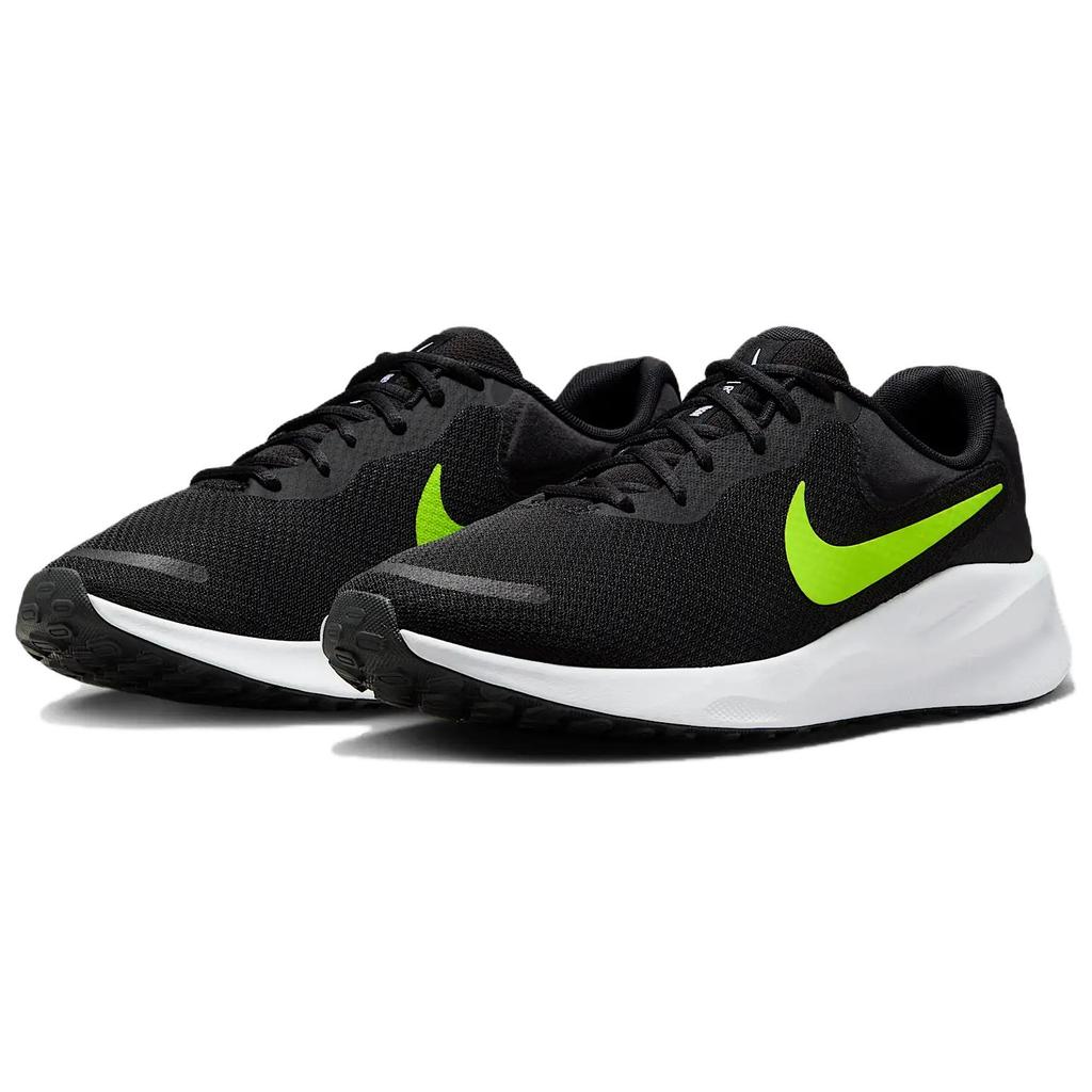 Nike Revolution 7 Черно-белый Вольт FB2207-010