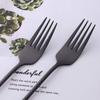 Do Buy Korean Cutlery Set for 2, Chopsticks, Spoon, and Fork, 18-8 Stainless Steel with a Mirror Finish, Black