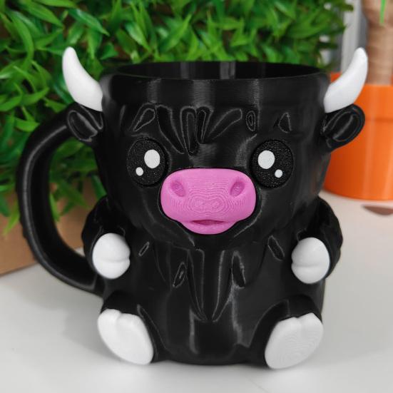 Highland Cow Ice Cream Pint Holder Insulated Ice Cream Cozy