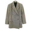 Wool Blend Tailored Jacket 4 Gray Women Used