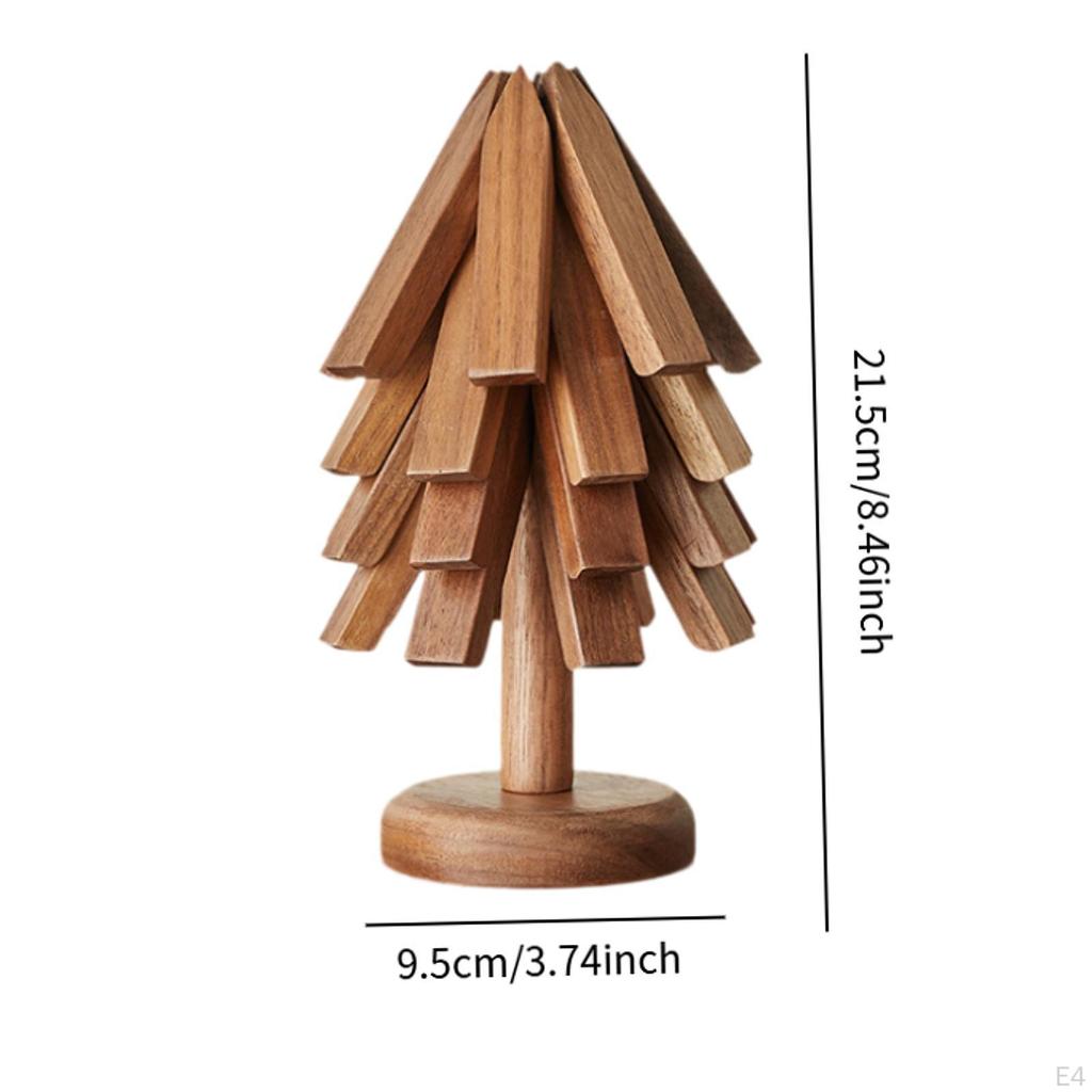 Eco-Friendly Wooden Table Coasters Set for Pots And Utensils