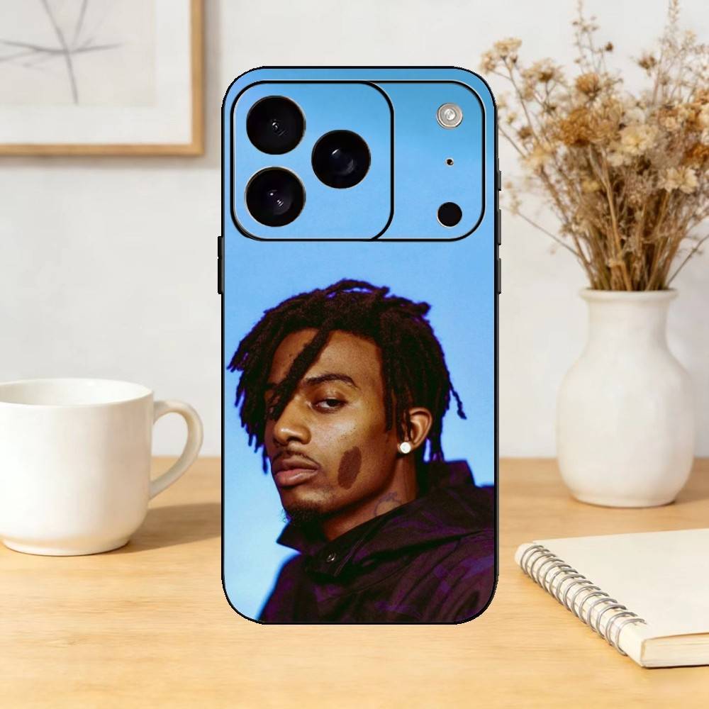 Чехол для телефона рэпера Playboi C-Carti для iPhone 17,16,15,14,13,12,11 Plus,Pro Max,SE4 Мягкий силиконовый черный чехол
