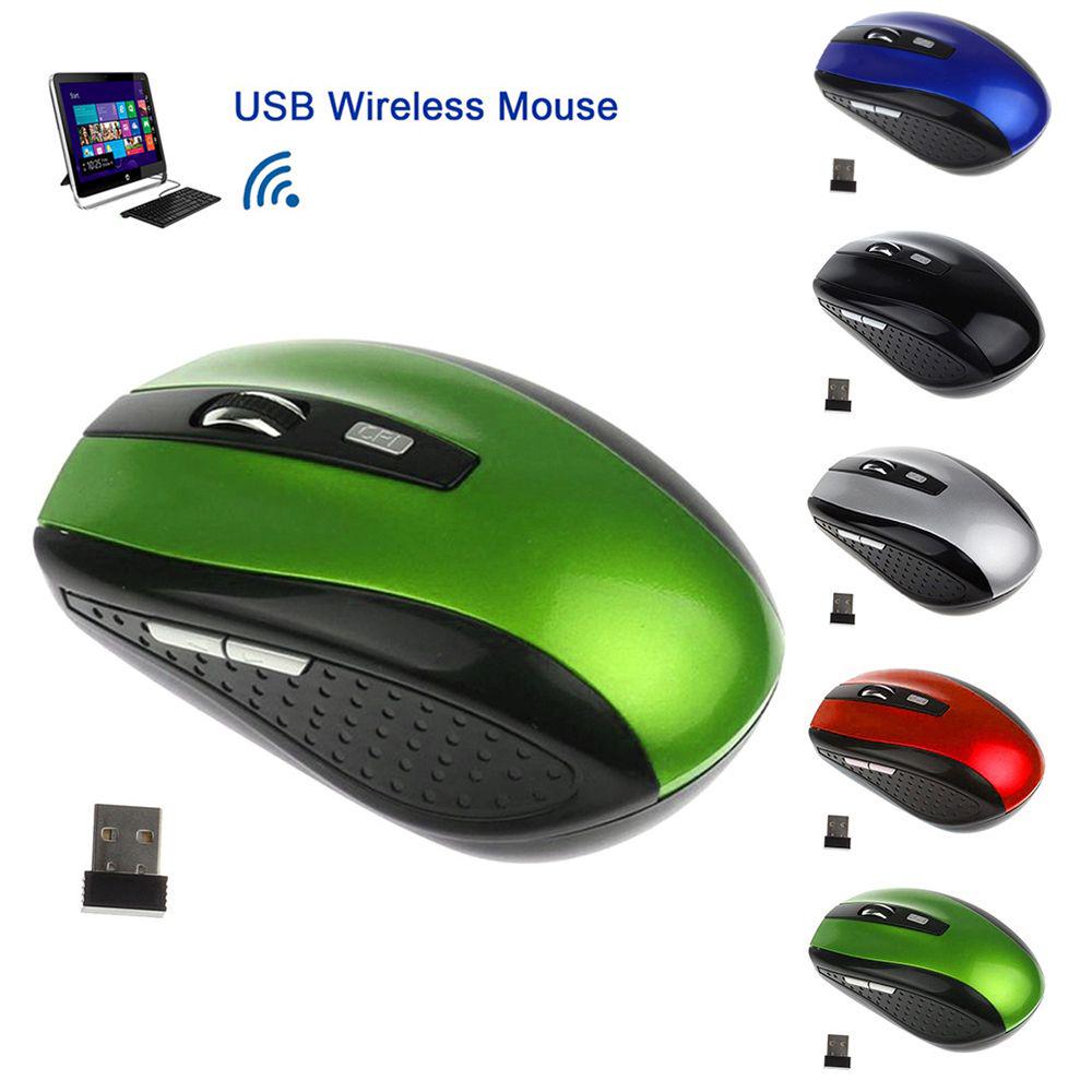 Colorful Portable Mini 2.4GHz Wireless Mouse Gaming Mice USB Receiver