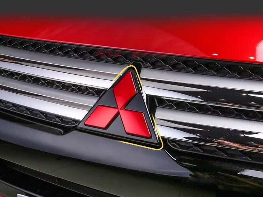 1 шт. 3D ABS для автомобиля Mitsubishi передняя решетка капота значок капота задняя крышка багажника наклейка Декаль стайлинг авто Аксессуары