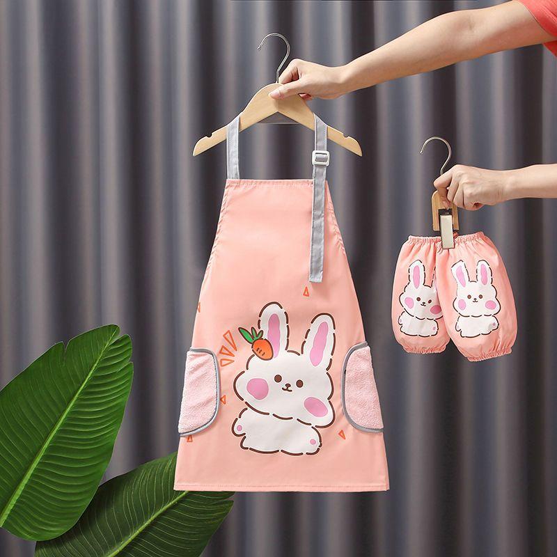 Водонепроницаемый фартук, детская одежда для рисования, ученики начальной школы в кухонных чехлах, защитная одежда для рисования для мужчин и женщин в детском саду.