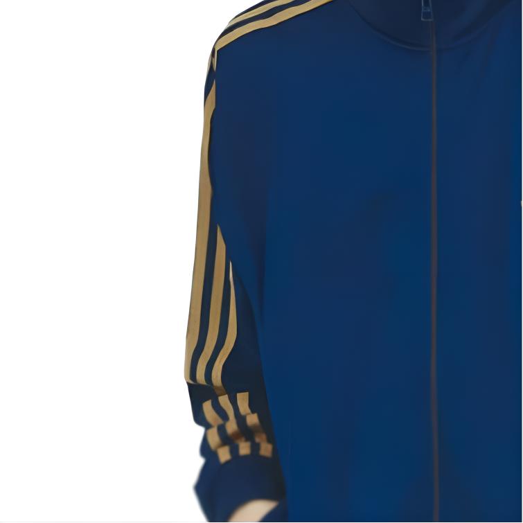 adidas Оригинальный спортивный костюм BECKENBAUER AW24 Куртки и пальто Мужской Синий Желтый JD5268