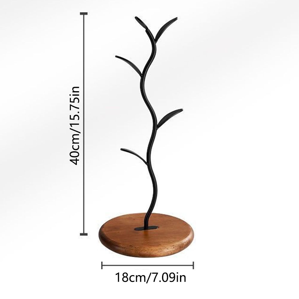 Tree Shape Water Cup Hanger Free-Standing Cup Display Stand Modern Mugs Storage Rack  Bracelets