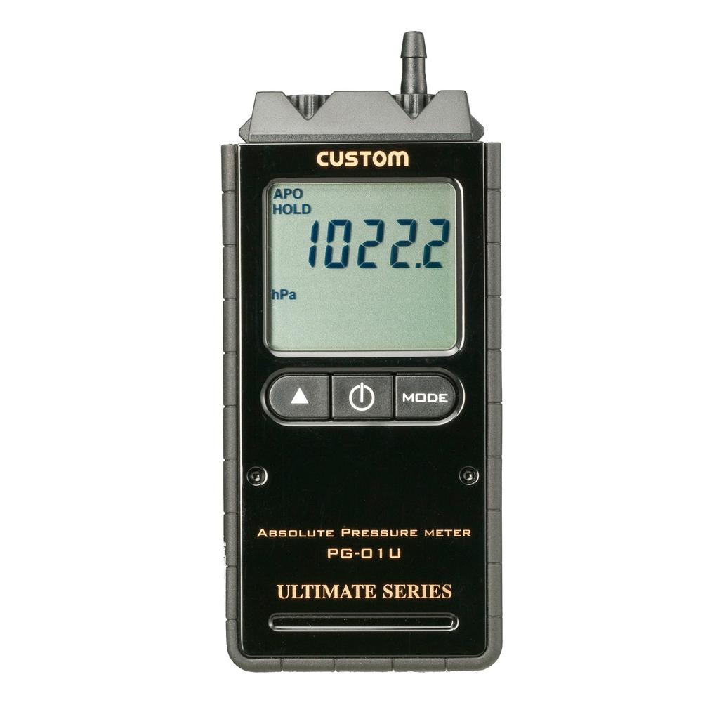 Цифровой манометр абсолютного давления CUSTOM, корпус черного цвета, рояль, PG-01U