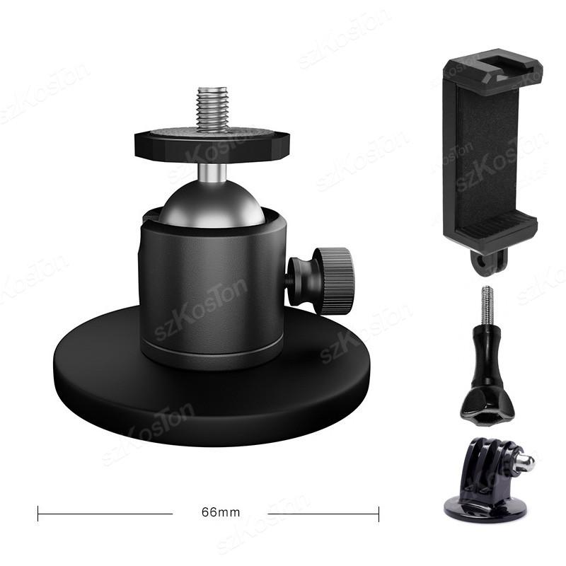 Metal Strong Magnetic Car Suction Cup Mount Camera Holder for GoPro 13 12 11 10 9 Insta360 X4 X3 GO 3S DJI OSMO Action 5 Camera