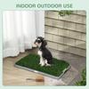 Artificial Grass Dog Toilet With Tray For Potty Training Indoor Outdoor 2 Packs 67 X 41cm