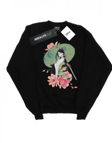 Disney Girls Mulan Magnolia Collage Sweatshirt