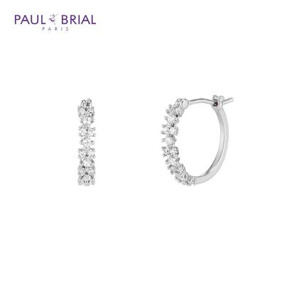 PAULBRIAL PYBE0088 (РГ) Серьги-кольца «Аврора»
