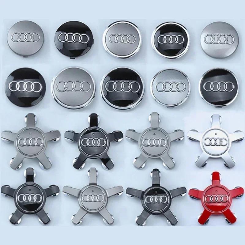for a4 A4 A6L A7 A8 A3 A5 A6 S3 S4 Q3 Q5 Q5L Q7 RS3 RS4 RS5 RS6 TT 60/61/68/69/77MM Car Wheel Center Hup Cap Cover Accessories4a