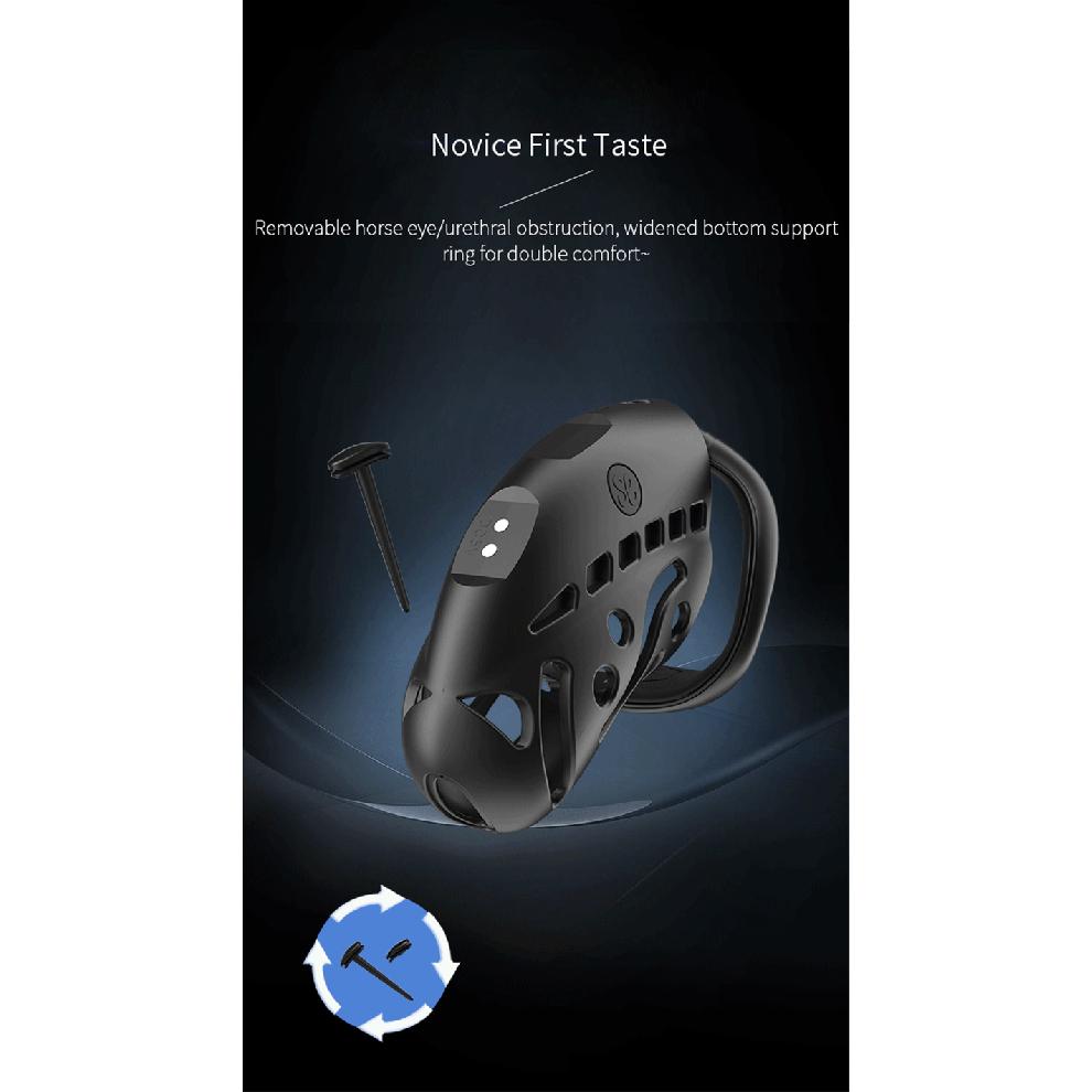 Chastity lock Intelligence Electricshock Chastity Cage Remote Control Chastity Device with Urethral Blockage Cock Cage Sex Toys