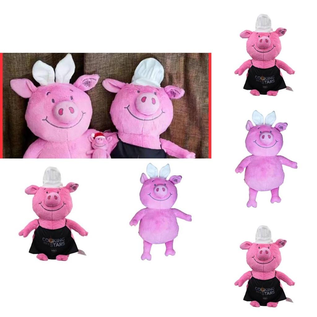 British M&s Pig Plush Toy Soft And Breathable Material