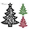 Рождественская елка Вырубной штамп DIY Скрапбукинг Тиснение Бумага Карты Трафарет Форма Декор