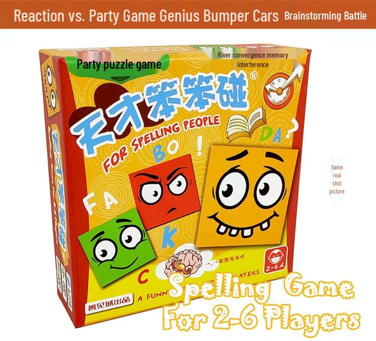 Модная party-игра-головоломка для родителей и детей из Douyin: Карточки «Глупый Гений» для тимбилдинга и домашнего веселья