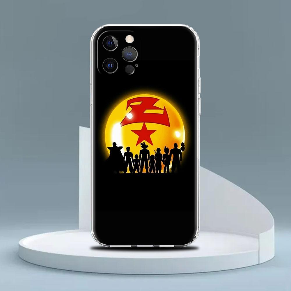 Прозрачный чехол Dragon-Ball для Apple iPhone 14 11 13 12 Pro 7 8 Plus XR X XS Max 6 6S 14Pro силиконовый чехол для телефона