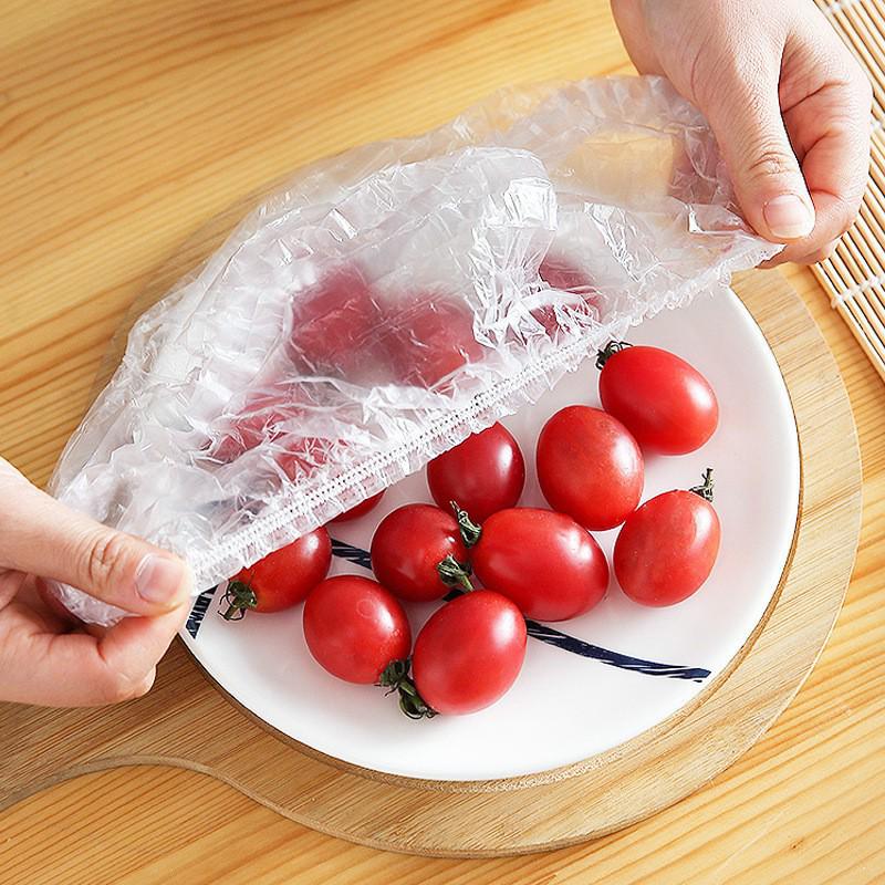 Утолщенная пищевая пленка-чехол для сохранения свежести продуктов в холодильнике - Антизапах, Одноразовая, Для домашнего использования